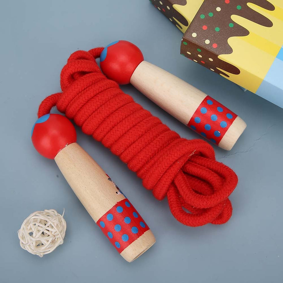 Wooden Skipping Rope Fitness Children