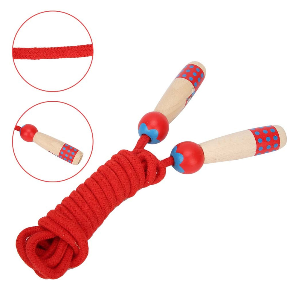 Wooden Skipping Rope Fitness Children